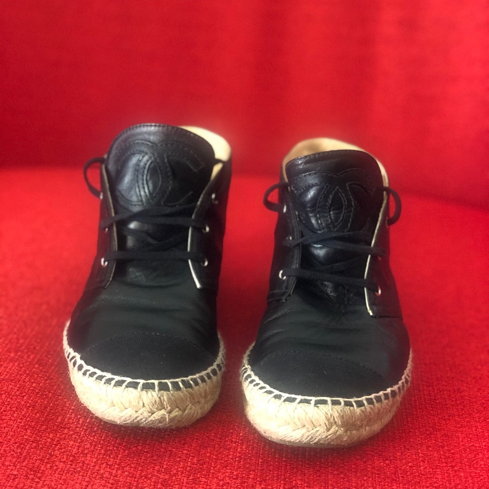 Chanel Espadrilles High Tops